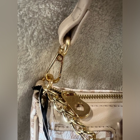 Juicy Couture Sandstone Geo Print Miss Juicy Crossbody Bag Detachable Strap, - Picture 7 of 11